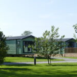 Langton Field Caravan Park garden view